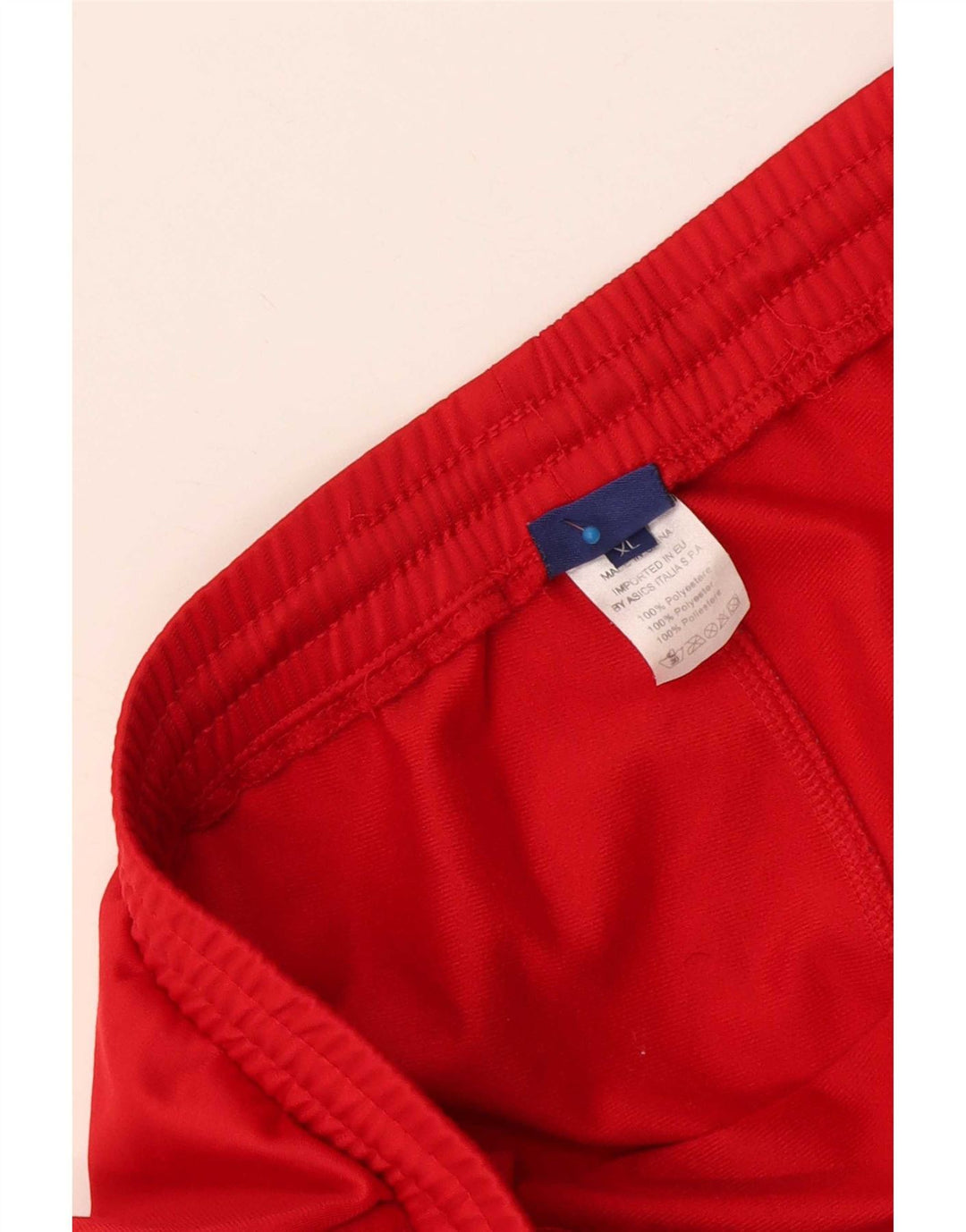 Pantaloni da tuta da uomo Asics XL Rosso Poliestere