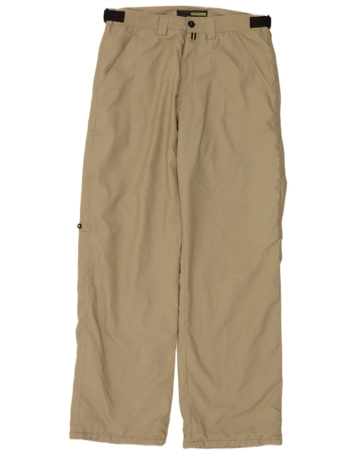 Pantaloni cargo dritti da uomo Weipper IT 48 medio W33 L30 poliestere beige