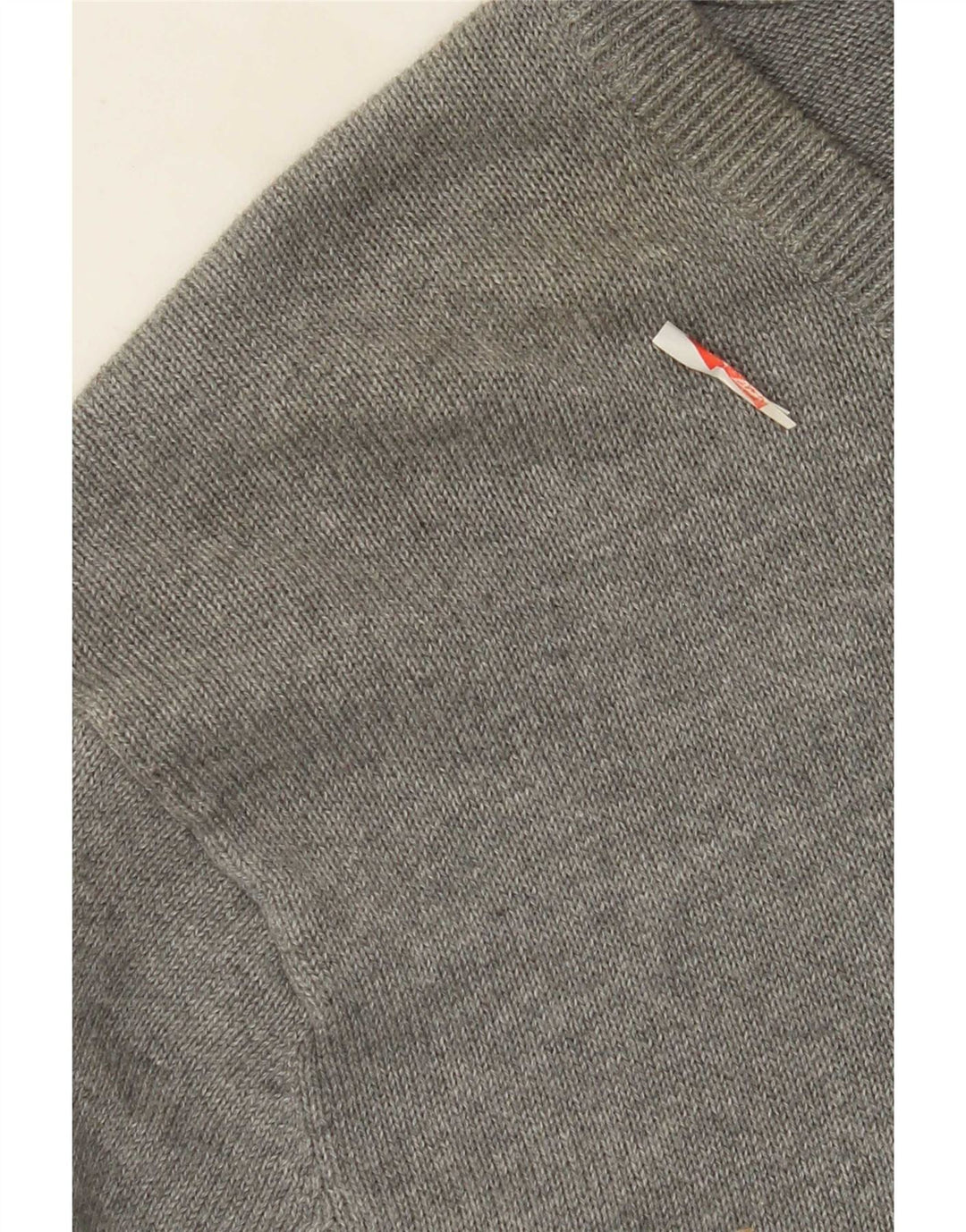 Maglione maglione con scollo a V da uomo J. Crew 2XL cotone grigio