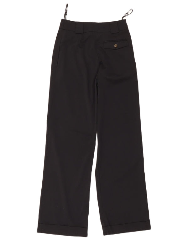 Pantaloni da abito con pegging a vita alta da donna Topshop UK 6 XS W28 L30 Blu Navy