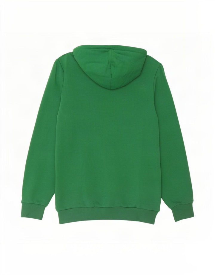 Felpa con cappuccio grafica da uomo Puma Verde medio
