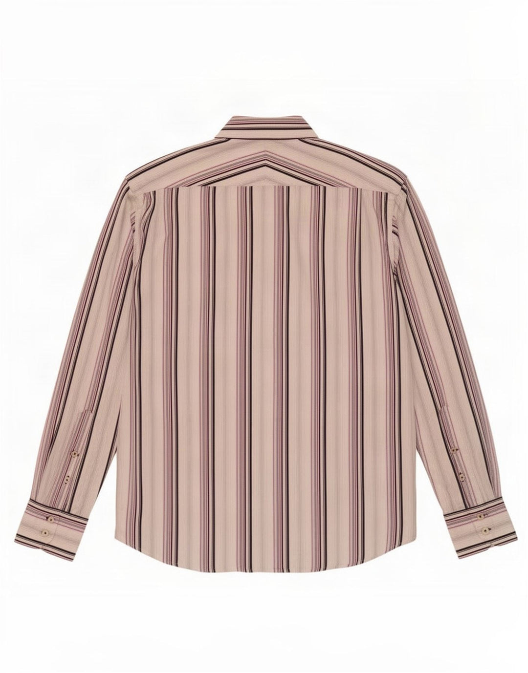Camicia da uomo Ben Sherman in cotone a righe bianche medie