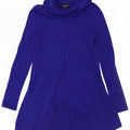 Top tunica a maniche lunghe da donna Phase Eight UK 8 Small in viscosa blu