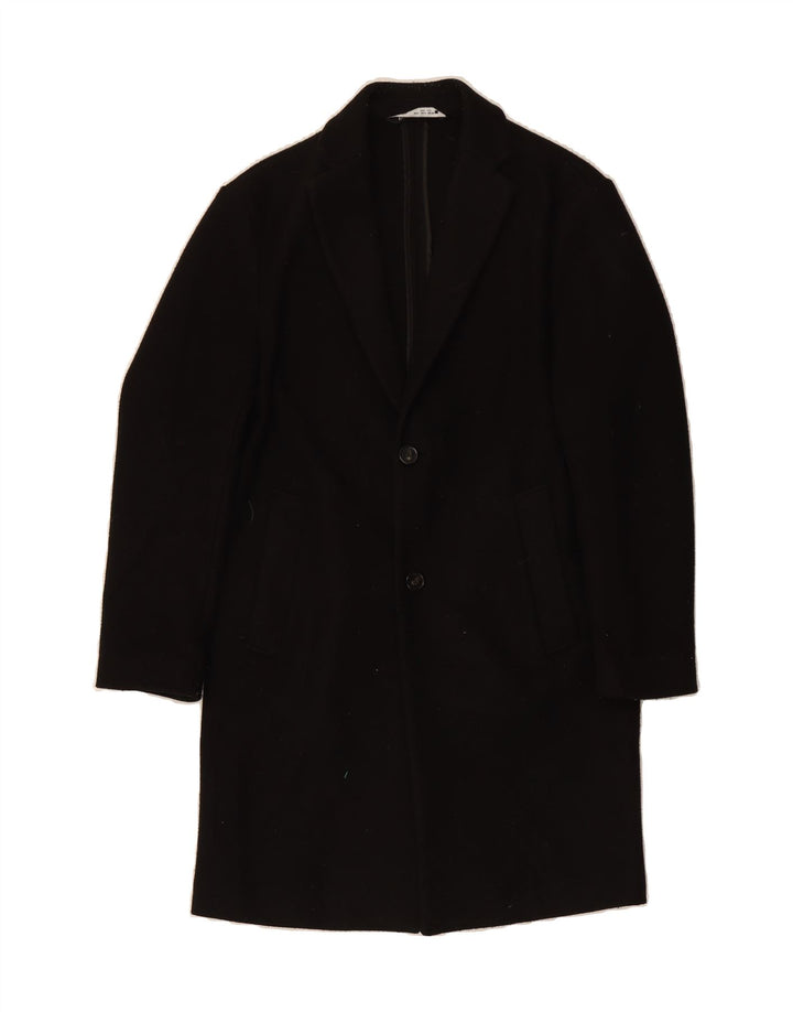 Cappotto da uomo ZARA UK 36 piccolo poliestere nero