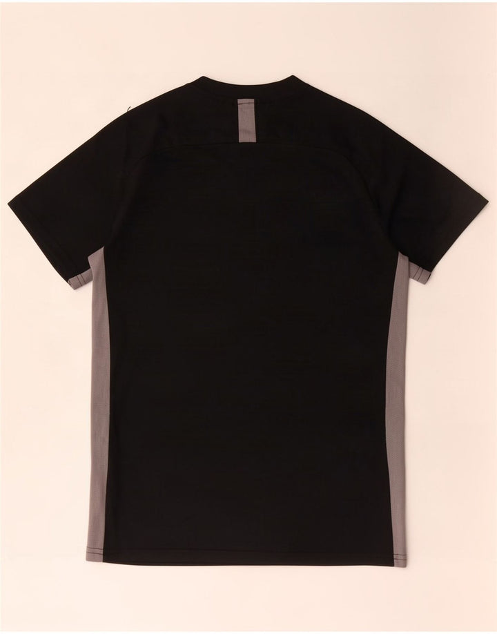 T-shirt Nike Dri Fit da uomo, piccola, in poliestere color block nero
