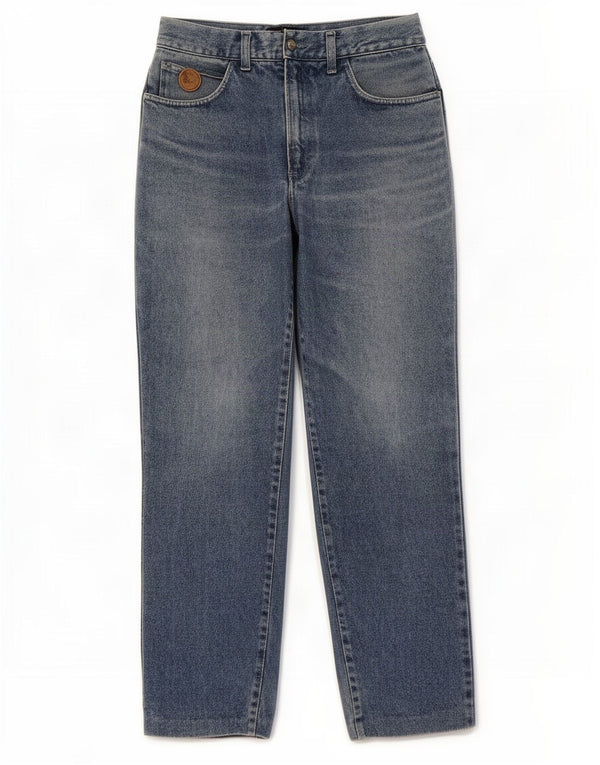Jeans Trussardi Donna Tapered IT 46 Large W32 L30 Blu Cotone