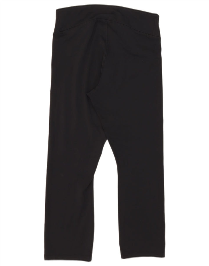 Leggings Nike Dri Fit Capri da donna UK 16 grande poliestere nero