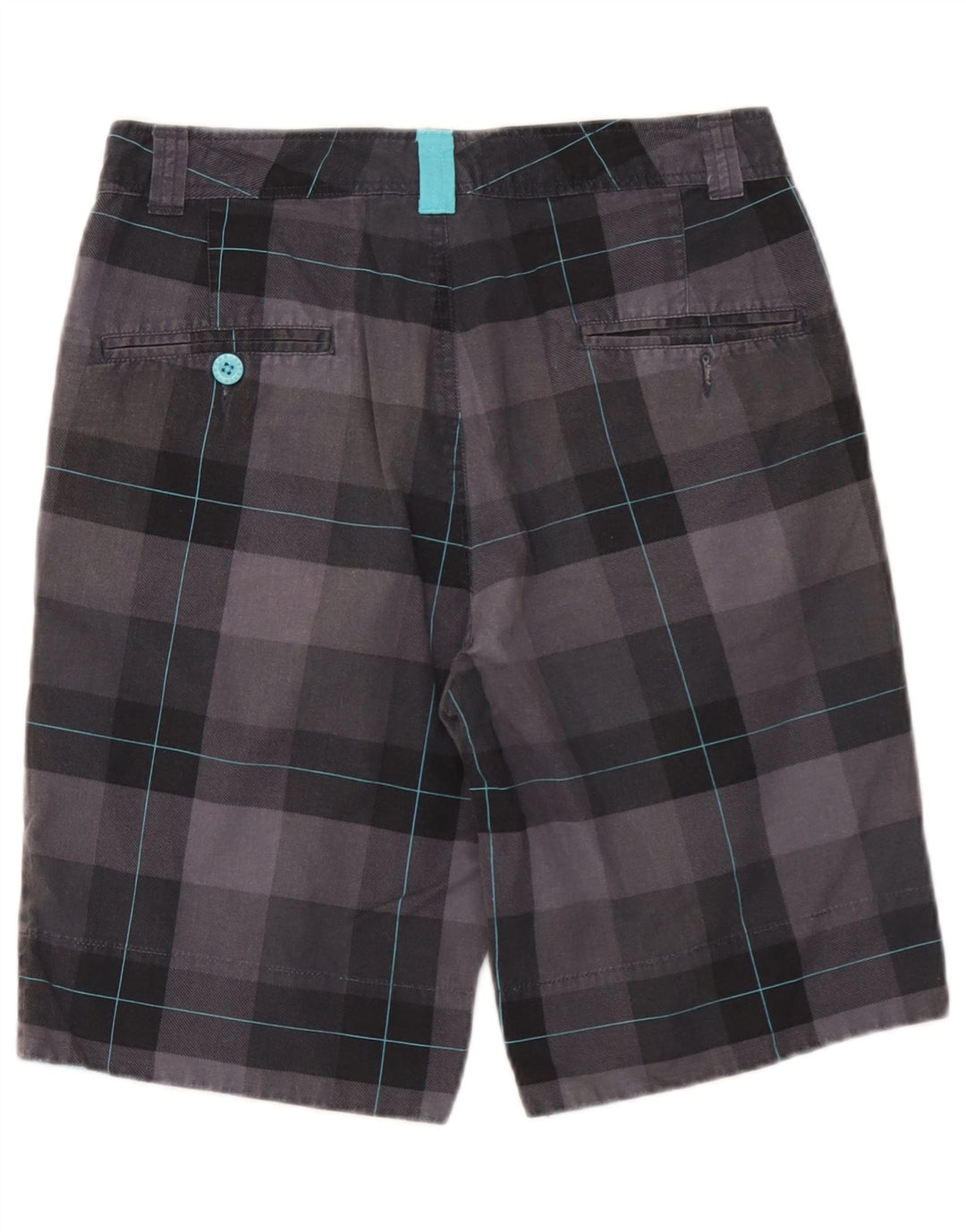 Pantaloncini chino da uomo Sneaker Freak XS W29 in cotone a quadri grigi