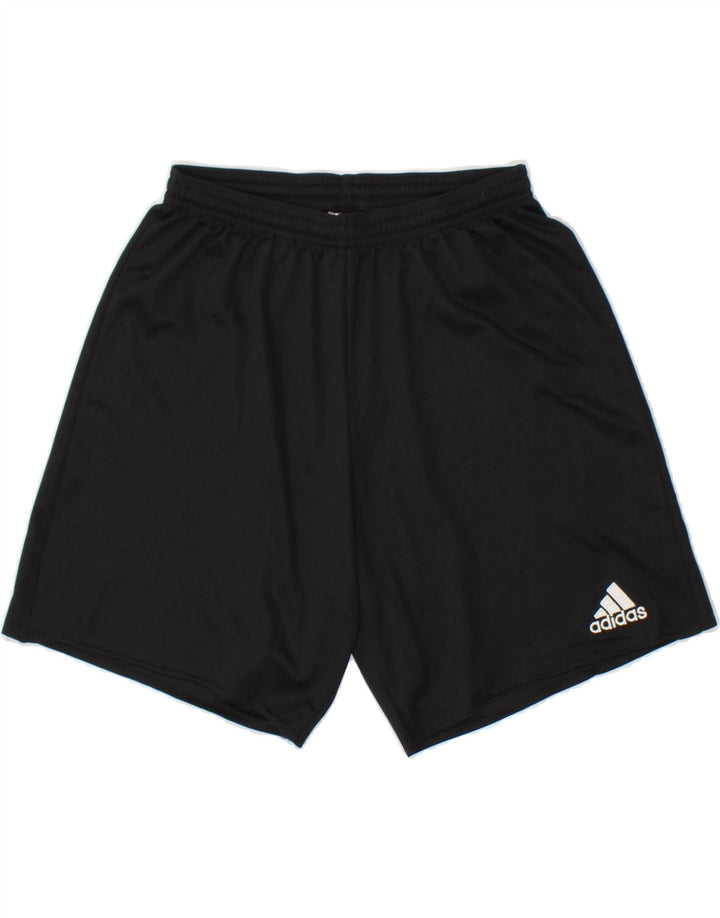 ADIDAS Boys Climalite Sport Shorts 13-14 Years Medium Black Polyester Vintage Adidas and Second-Hand Adidas from Messina Hembry 