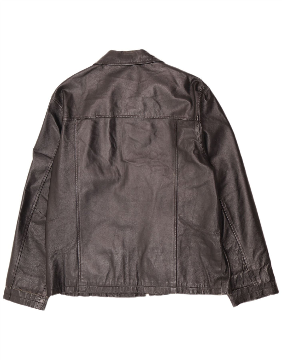 Giacca in pelle da uomo Henry Morell IT 50 grande nera