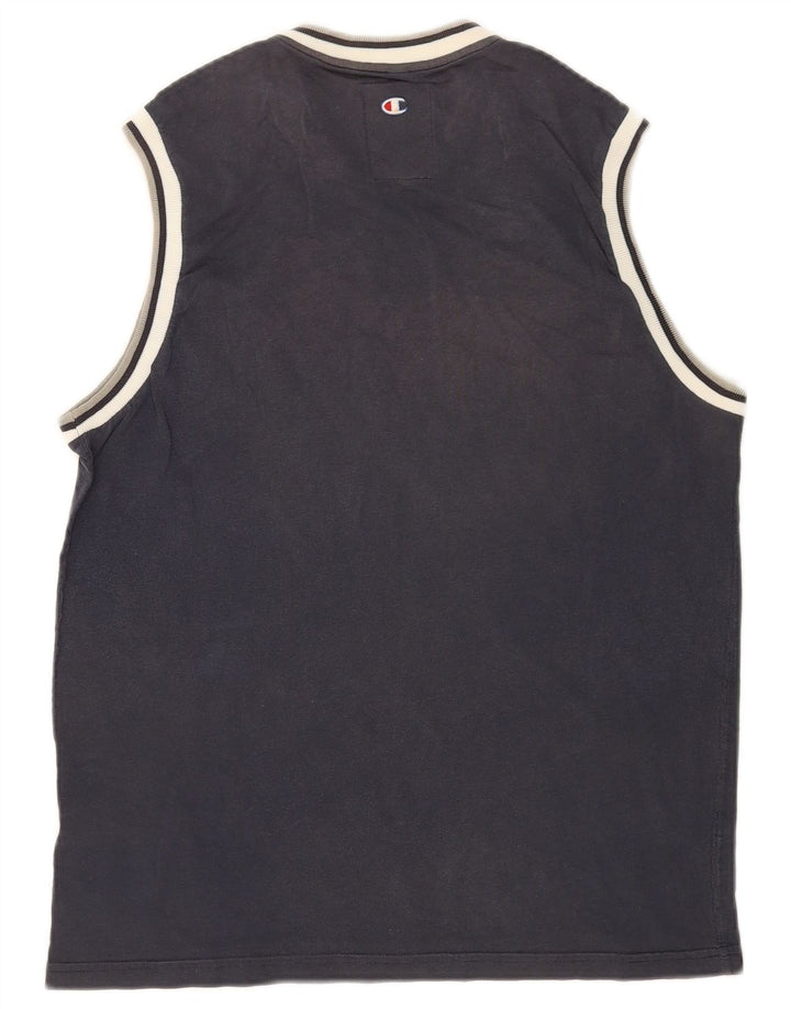Canotta grafica da uomo Champion della New York University, blu navy medio
