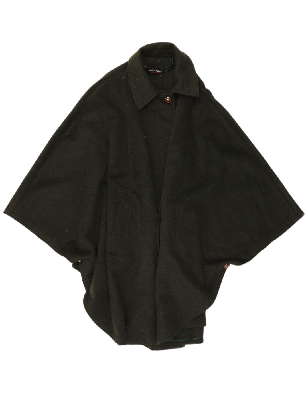 Cappotto a mantella da donna Moessmer Taglia unica Lana kaki