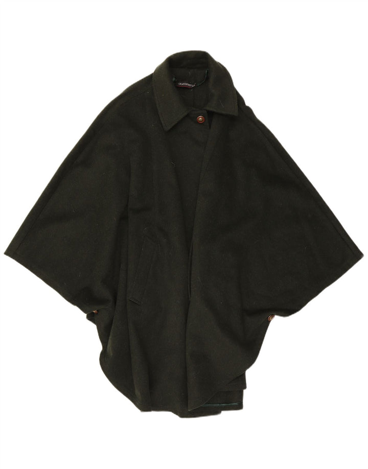 Cappotto a mantella da donna Moessmer Taglia unica Lana kaki