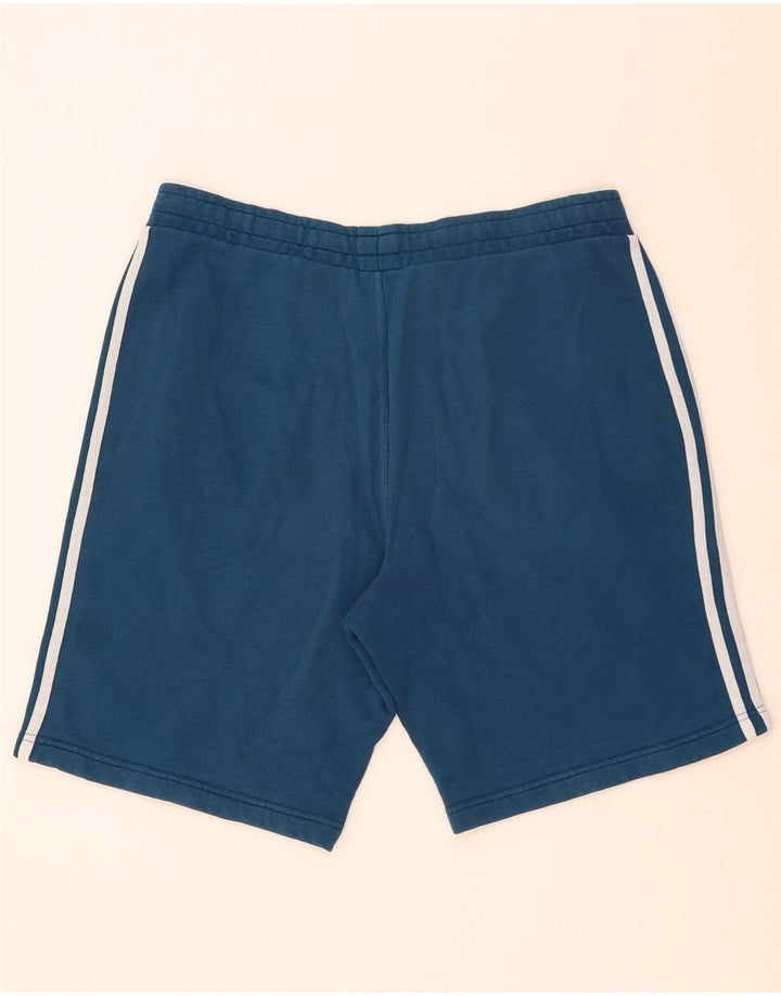 Pantaloncini sportivi Adidas da uomo grandi in cotone blu