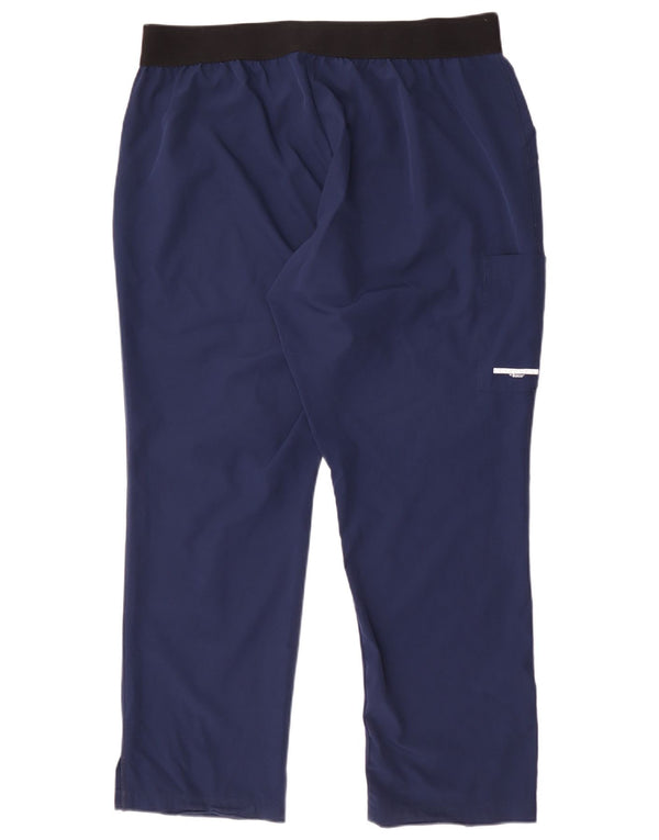 Pantaloni cargo grafici da uomo Skechers XL W36 L30 Blu navy Colourblock