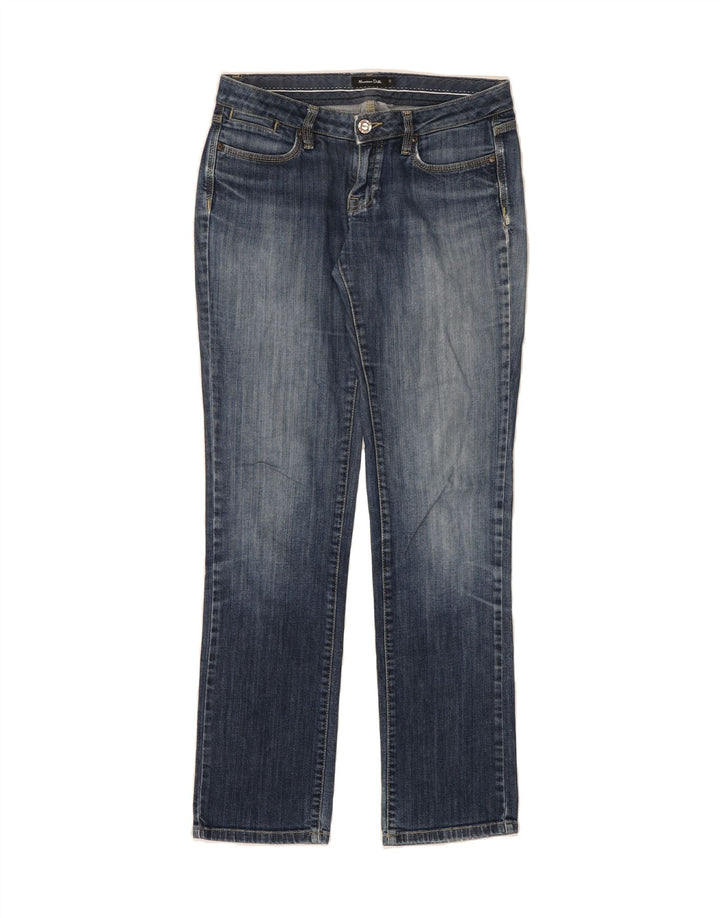 MASSIMO DUTTI Womens Straight Jeans  W30 L33 Blue Cotton Vintage Massimo Dutti and Second-Hand Massimo Dutti from Messina Hembry 