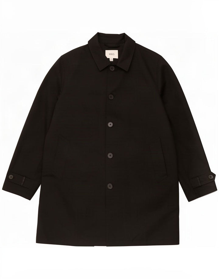 Trench da uomo Marks & Spencer UK 42 XL poliestere nero