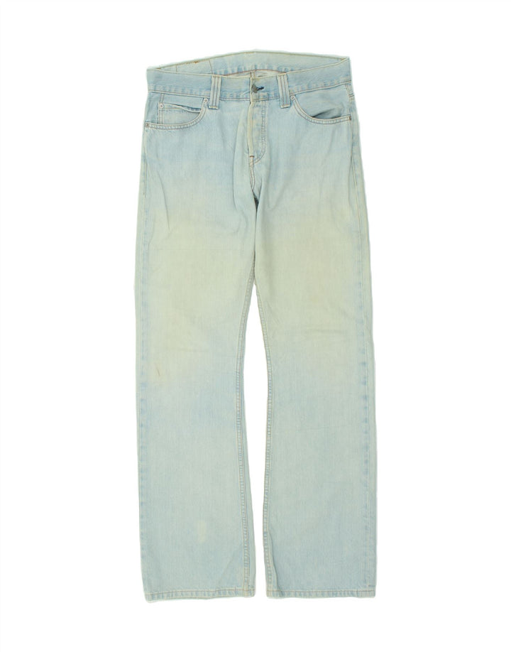 LEVI'S Jeans da uomo 512 Bootcut W33 L34 Blu Cotone