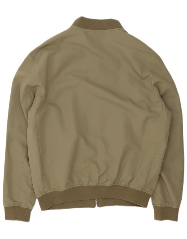 Giubbotto bomber da uomo Zara UK 40 grande poliestere verde