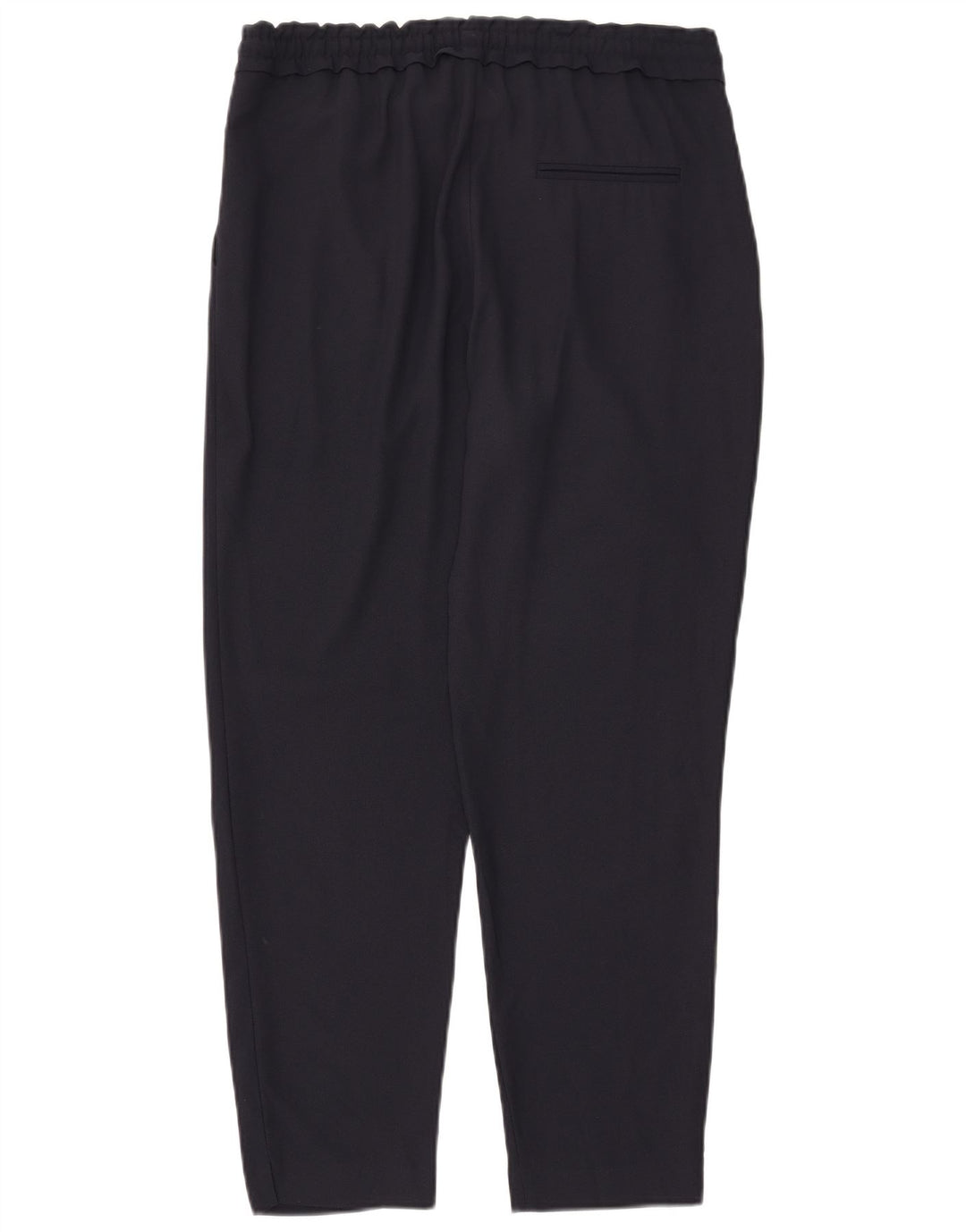 ZARA Womens Slim Trousers Medium W28 L27 Navy Blue Polyester
