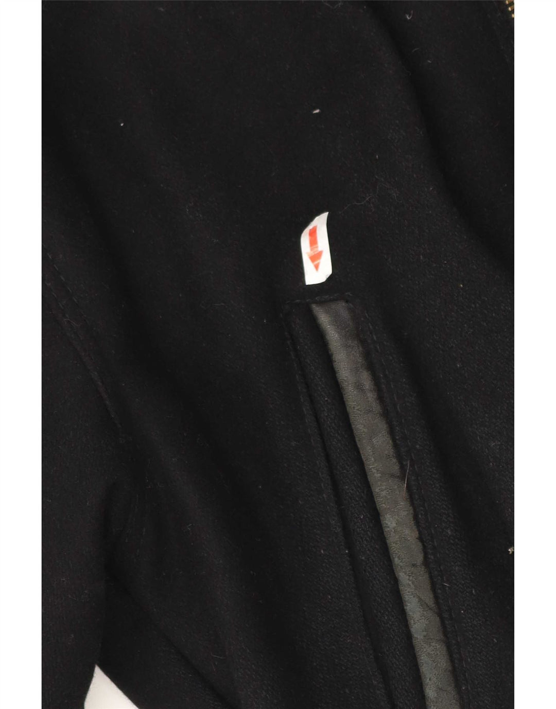 Giacca a vento bomber da uomo vintage UK 36 Small Black Colourblock