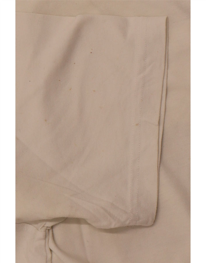 T-shirt grafica da uomo ADIDAS Top grande in cotone bianco