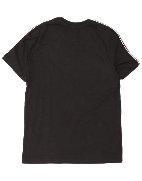 T-shirt grafica da donna Nike Top UK 14 cotone color block medio nero