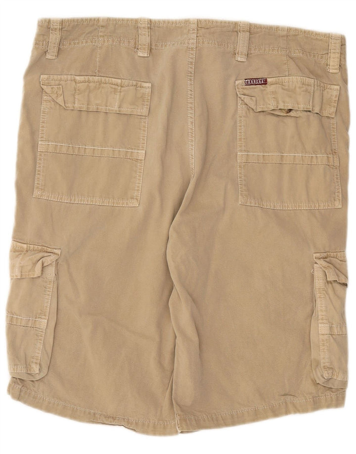 Pantaloncini cargo da uomo Carrera W36 grandi in cotone beige