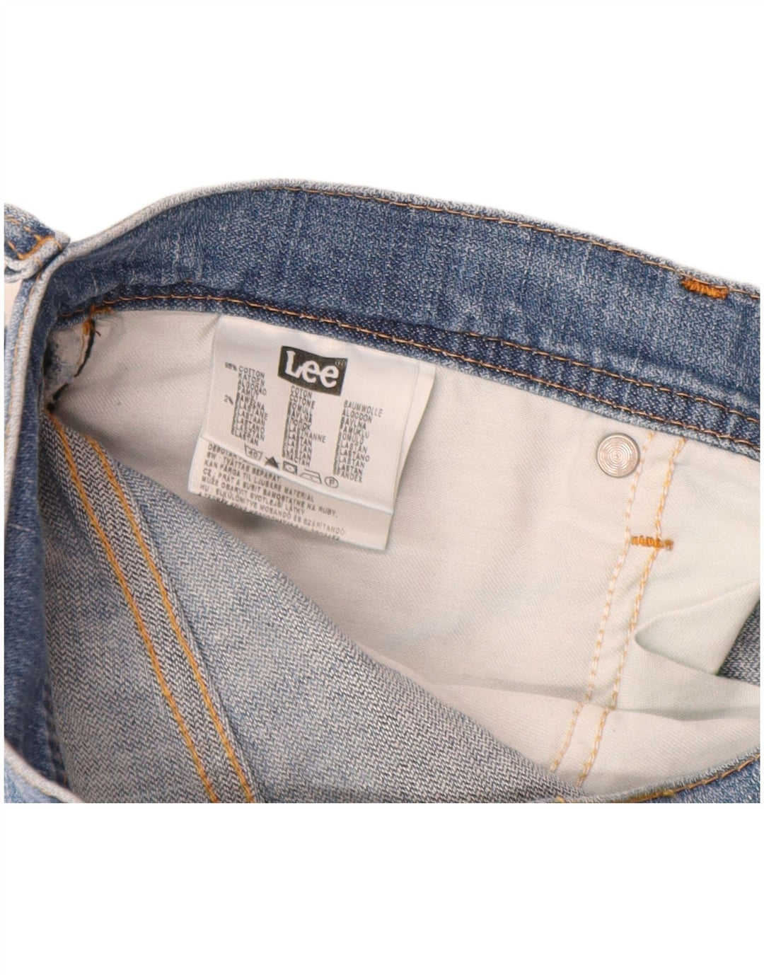 Jeans dritti da uomo Lee Brooklyn W34 L34 cotone blu