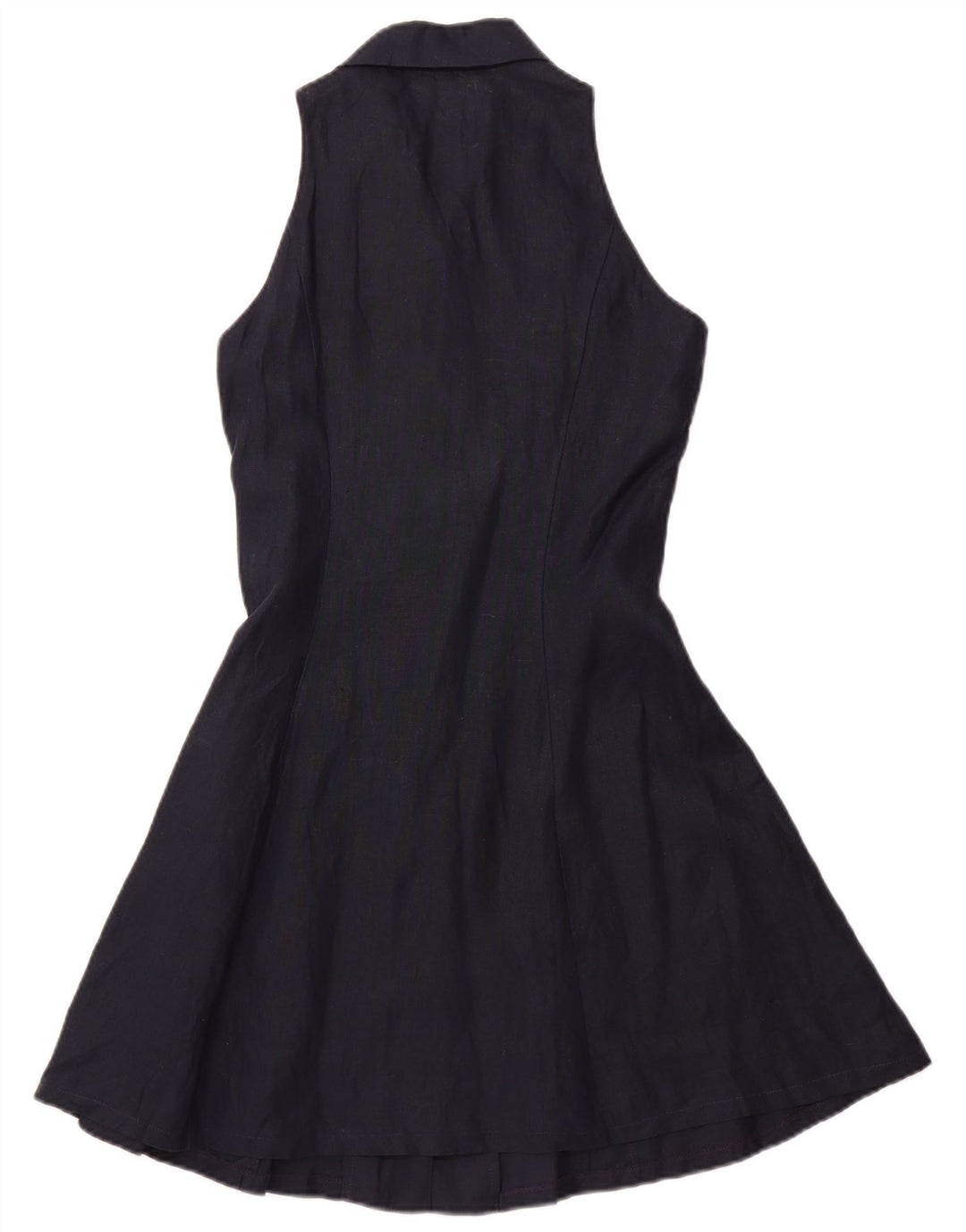 Abito Halter da donna BENETTON IT 44 Lino medio blu navy