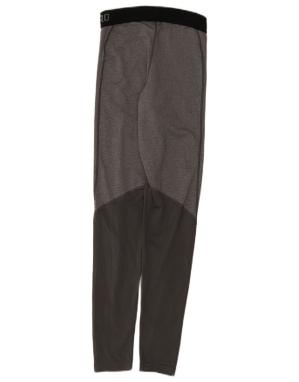 Leggings grafici Nike da donna Dri Fit UK 4 XS poliestere color block grigio