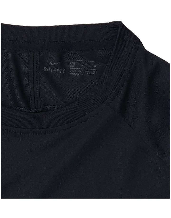 T-shirt Nike Dri Fit da uomo, taglia grande, in poliestere color block blu navy