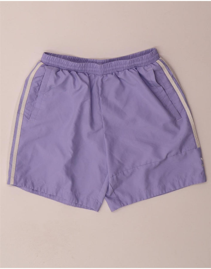 Pantaloncini sportivi da uomo ADIDAS poliestere viola medio