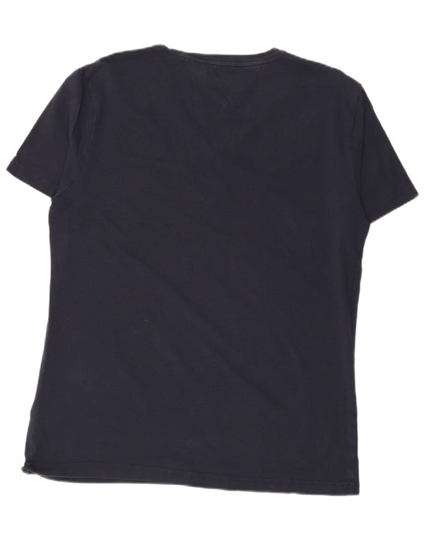 TOMMY HILFIGER T-shirt da uomo Top 2XL cotone blu navy