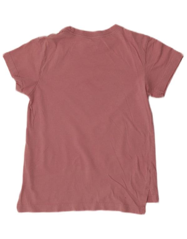 Maglietta grafica Nike per ragazze, 10-11 anni, cotone rosa medio