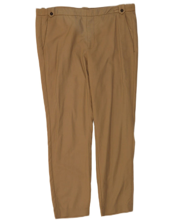 Pantaloni chino slim da donna Zara EU 40 medi W30 L27 cotone beige