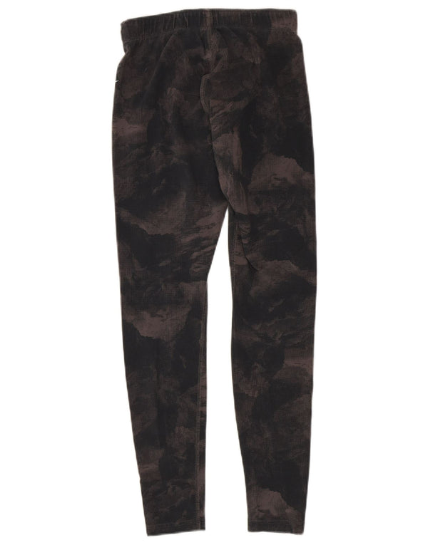 Leggings grafici da donna Nike UK 8 Small Black Tie Dye