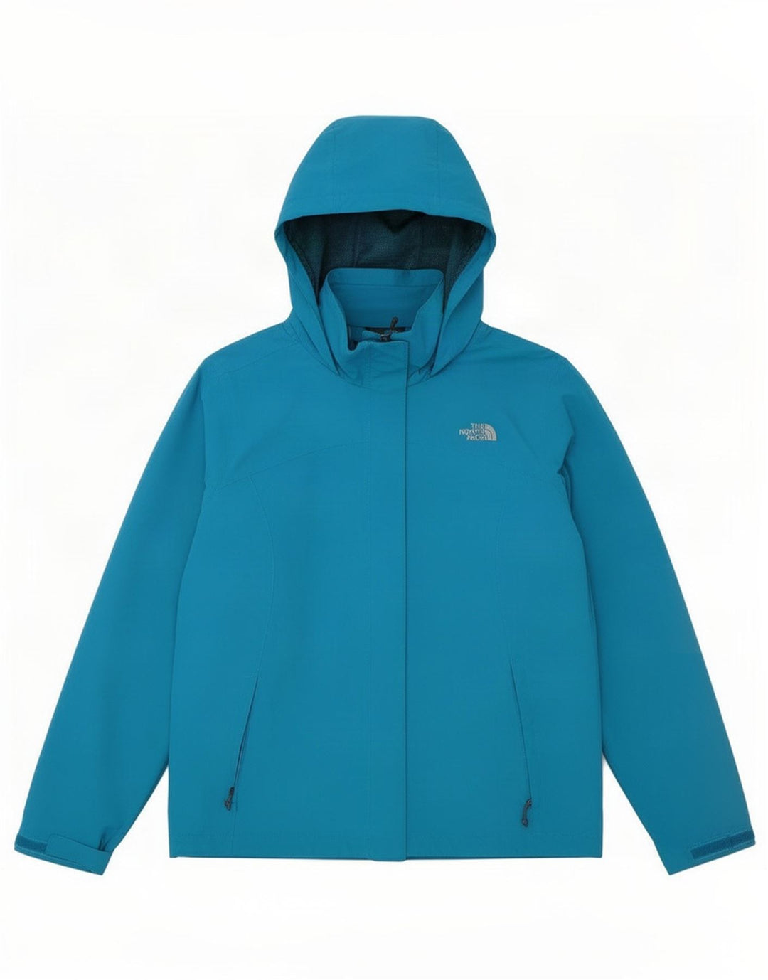 Giacca antipioggia con cappuccio da donna The North Face UK 16 Large Blu Poliestere