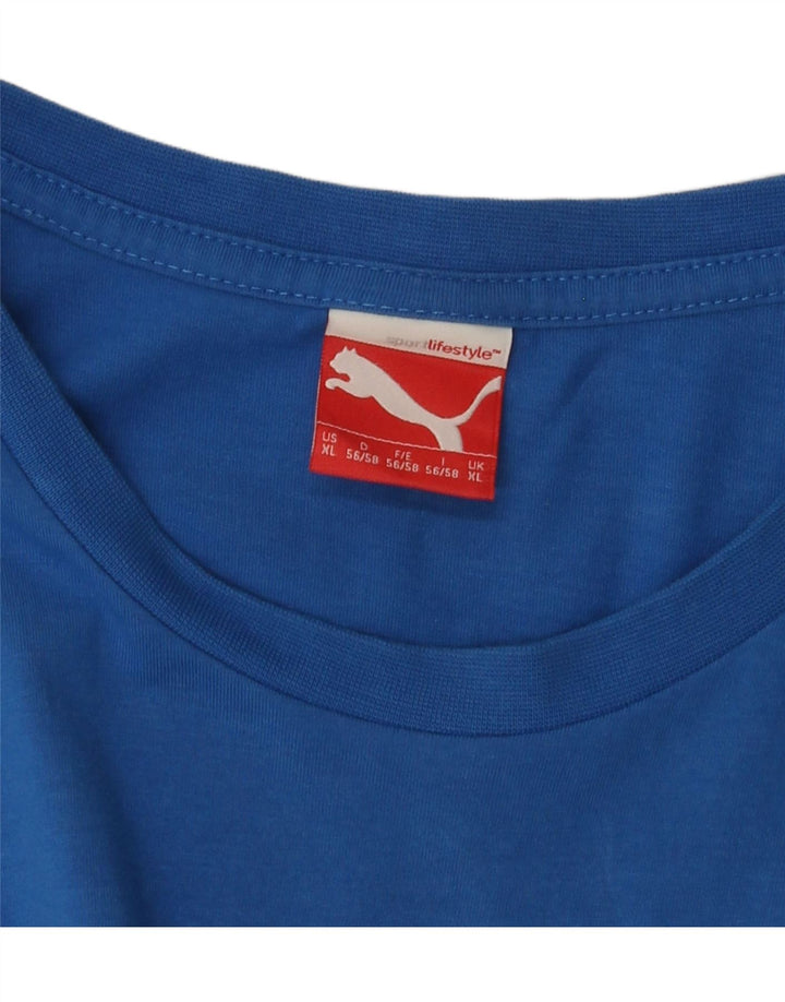 T-shirt grafica da uomo PUMA Top XL Blu