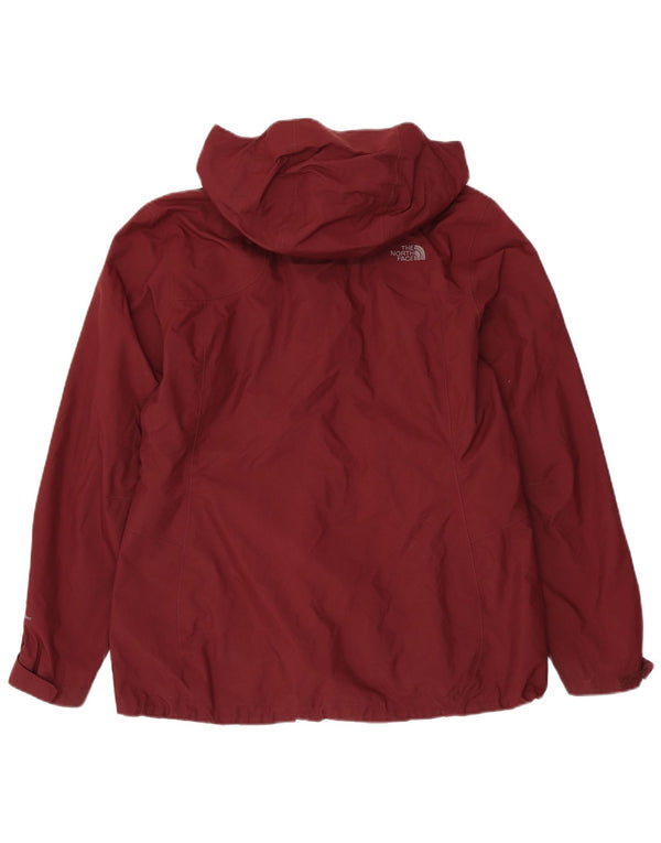 THE NORTH FACE Giacca antipioggia oversize da donna con cappuccio UK 18 XL Nylon marrone