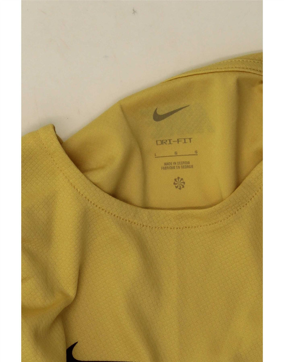 T-shirt Nike Dri Fit da uomo grande gialla