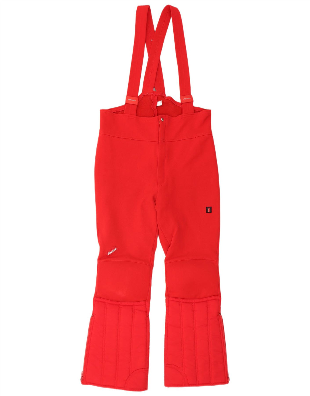 Pantaloni da sci da uomo Ellesse Crop Salopette IT 50 Large Rosso Acrilico
