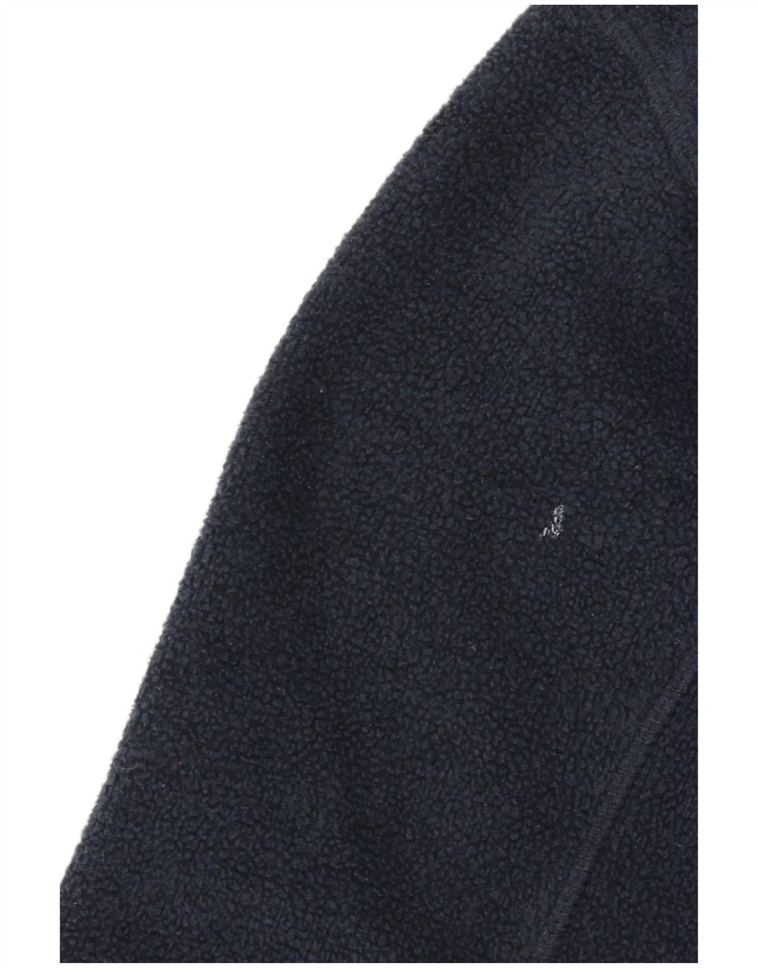 Maglione in pile da ragazzo con zip e collo Fat Face 10-11 anni in poliestere blu navy