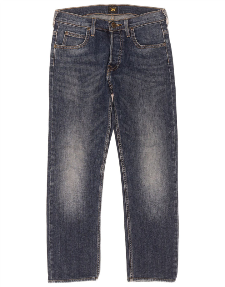 Jeans dritti Powell da donna Lee W28 L32 cotone blu navy