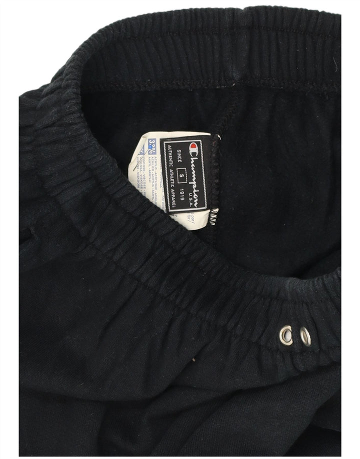 Pantaloni da tuta da uomo Champion piccoli in cotone nero