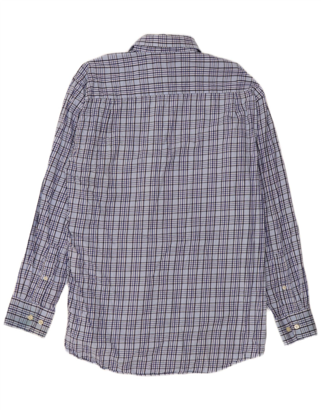 Camicia da uomo Daniel Hechter in cotone a quadri blu medio