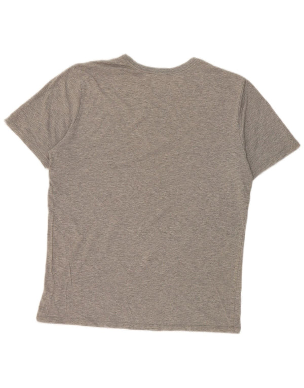 T-shirt grafica Nike Air Max da uomo in cotone grigio medio