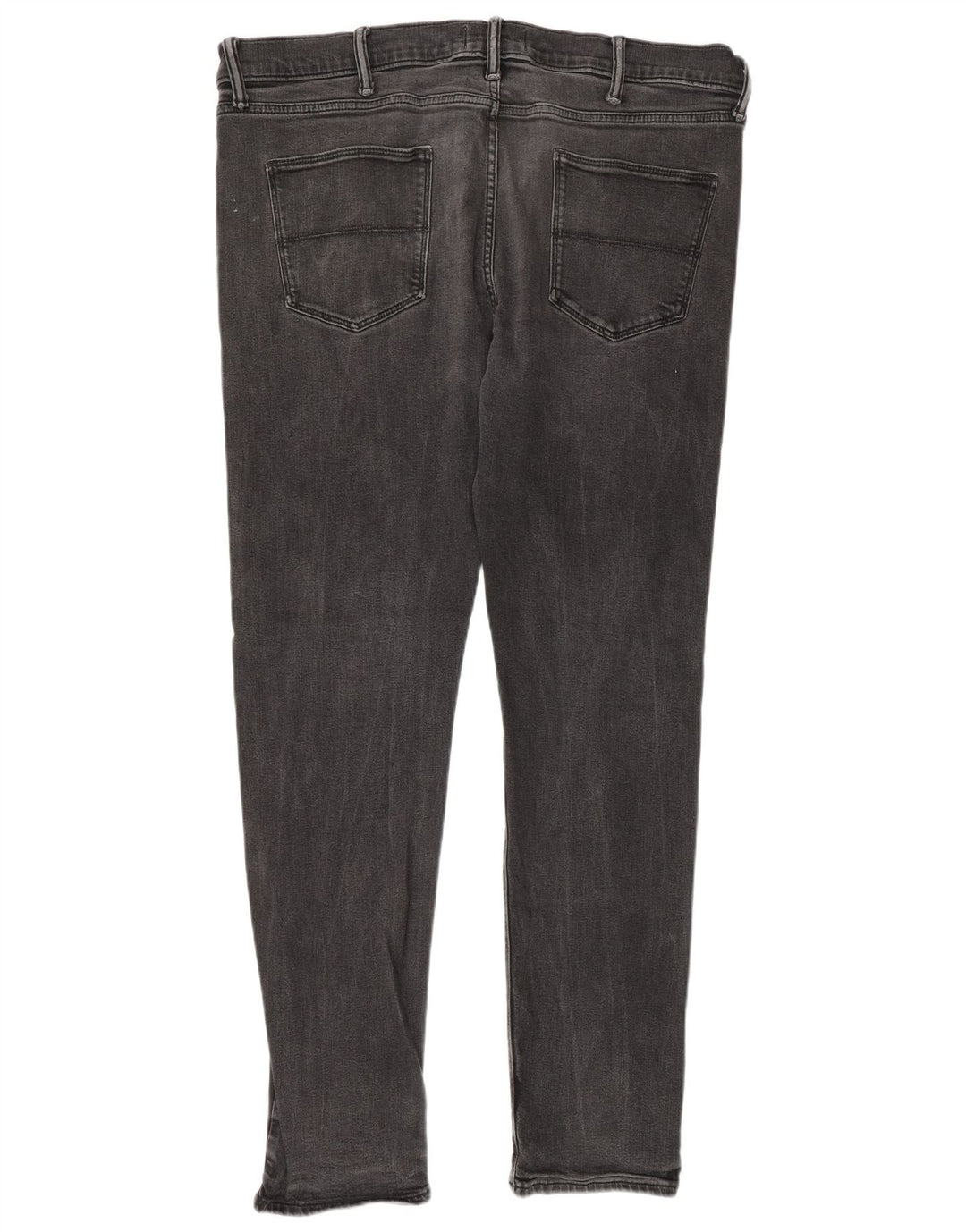 Jeans slim da uomo Marks & Spencer W38 L33 cotone grigio