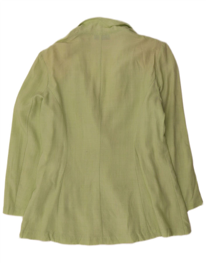 Giacca Blazer 1 Bottone Donna Coveri IT 44 Viscosa Verde Medio