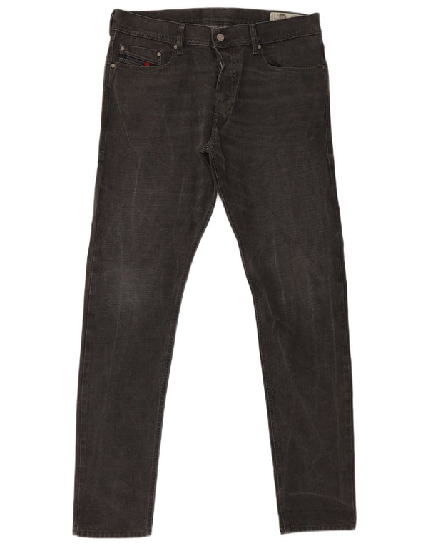 Diesel Uomo Tepphar Carrot Jeans Slim W34 L32 Cotone Grigio